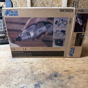 Blue Hawk Rotary Tool Kit